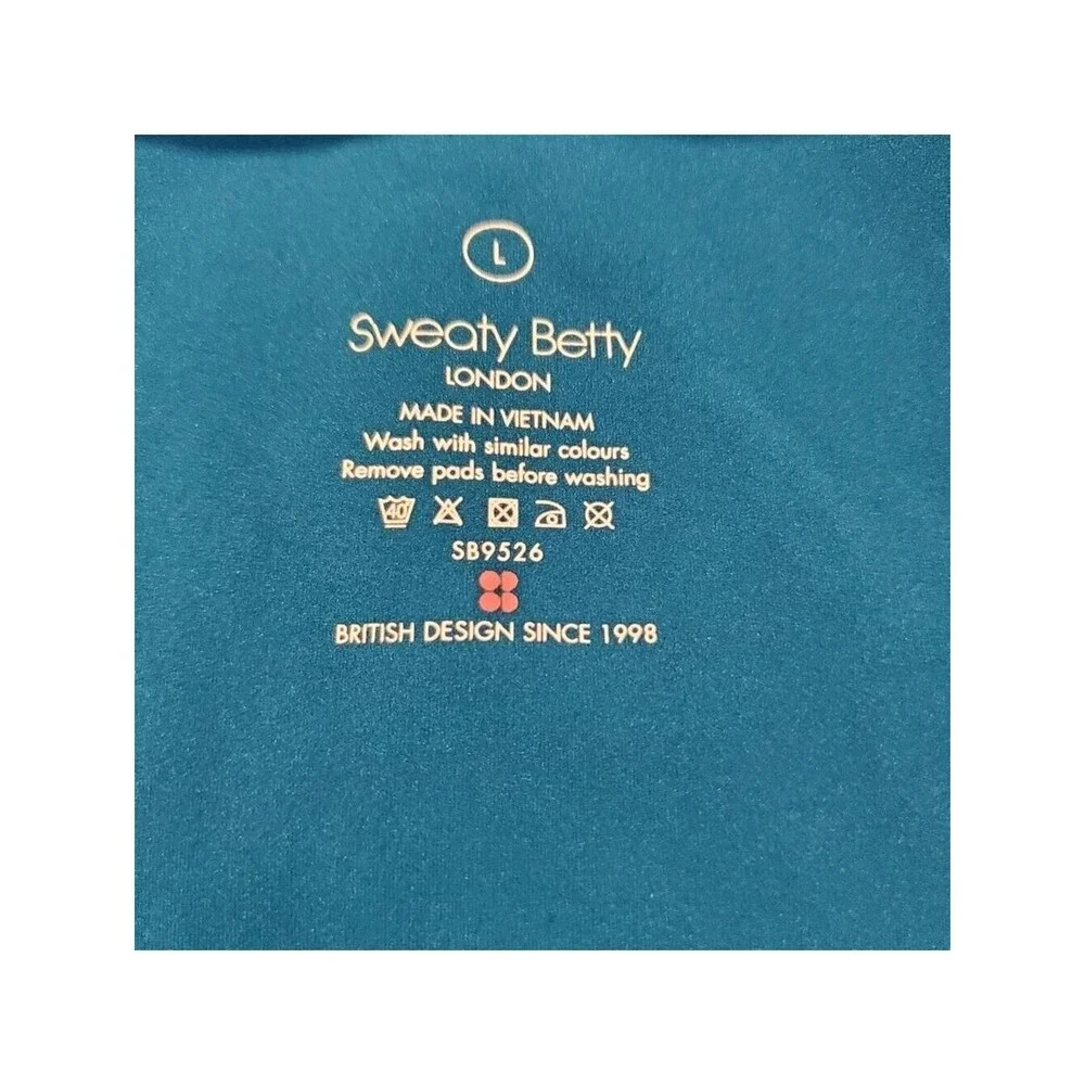Sweaty Betty Workout Tank Top Racerback Colorblock Athletic Activewear L